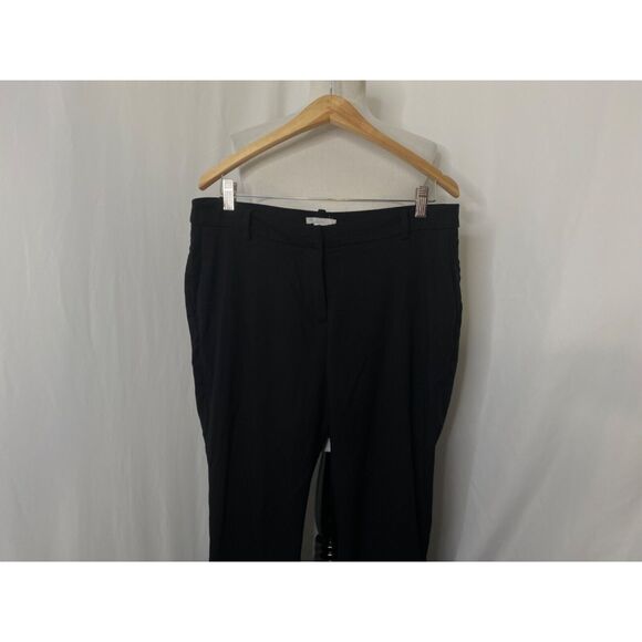 H&M Women's Trouser Pant's Black High Waist Side Pockets Size 12 X 29 - Picture 3 of 6